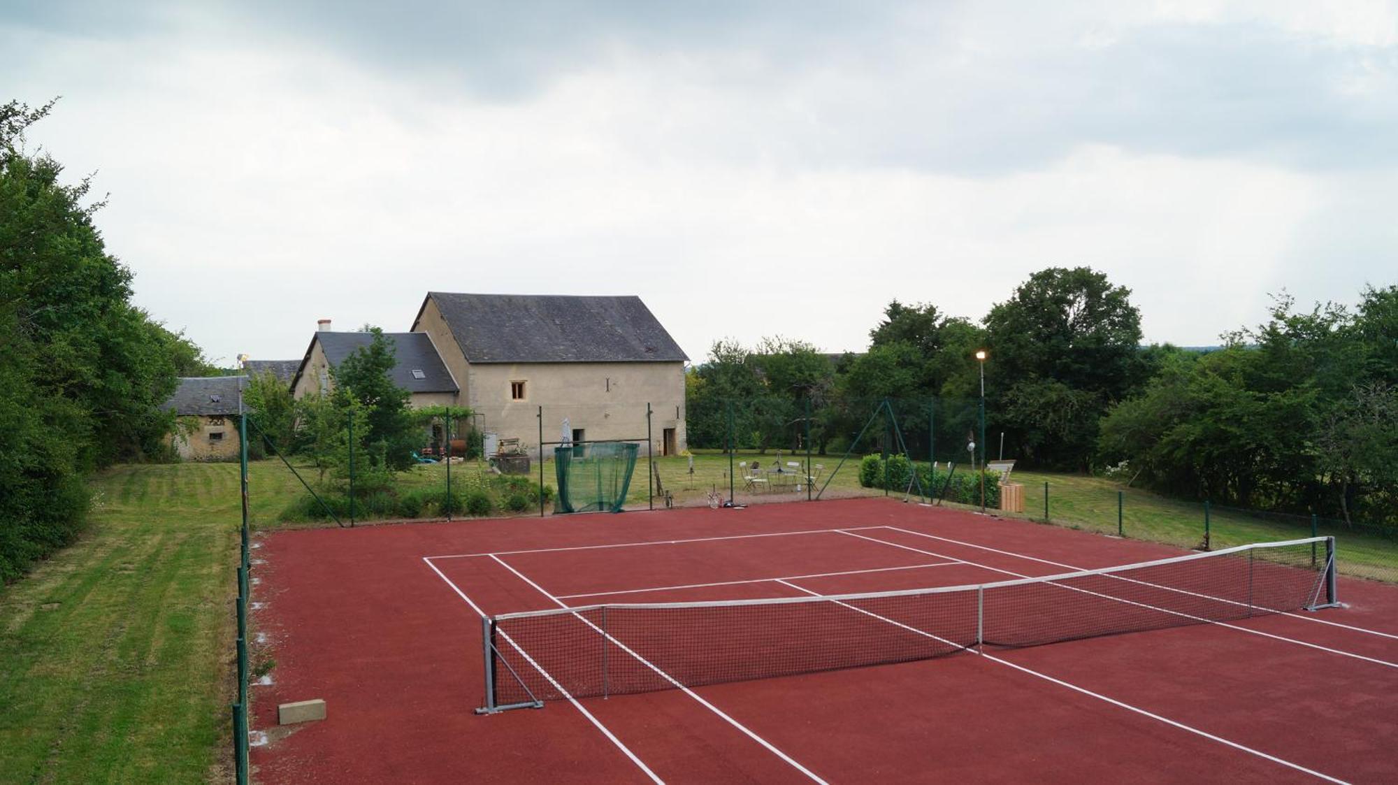 La Vache Tennis Privé Crux-la-Ville Esterno foto