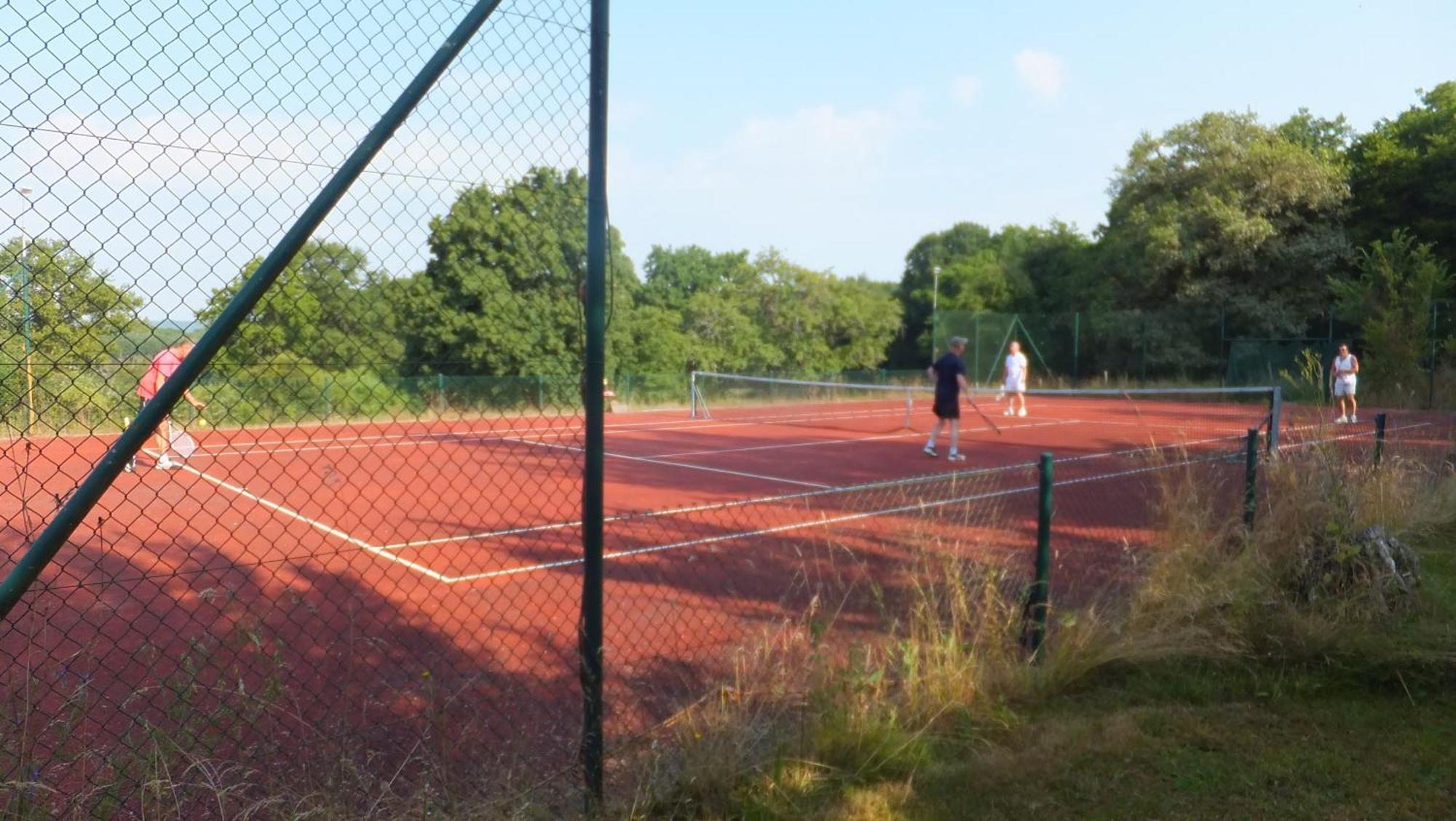 La Vache Tennis Privé Crux-la-Ville Esterno foto